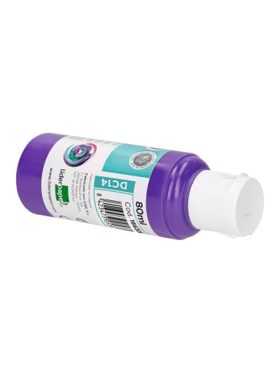 Pintura acrilica liderpapel bote de 80 ml violeta