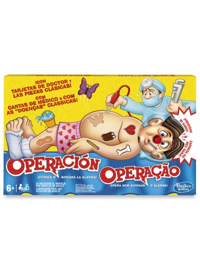 Juego hasbro classic operation refresh