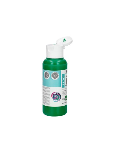 Pintura acrilica liderpapel bote de 80 ml verde oscuro