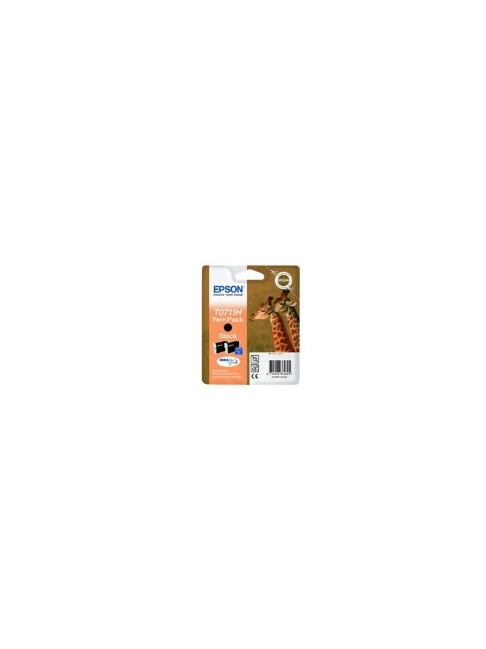 Pack 2 tintas epson c13t07114h10 negro gran capacidad pack de 2 unidades - jirafa Pack 2 tintas epson c13t07114h10 negro gran capacidad pack de 2 unidades - jirafa