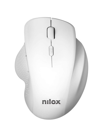 Mouse raton nilox wireless inalambrico 3200 dpi 2.4g blanco