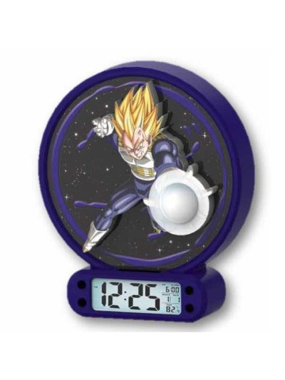 Reloj despertador luz dragon ball z vegeta