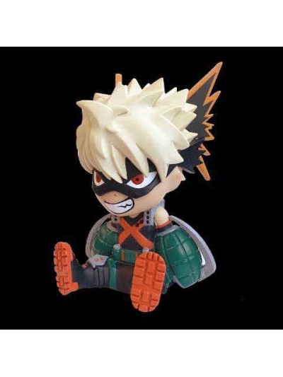 Figura hucha plastoy my hero academia katsuki bakugo tirelire re - run 18cm