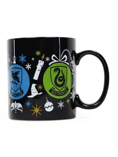 Taza half moon bay harry potter houses baubles 400ml