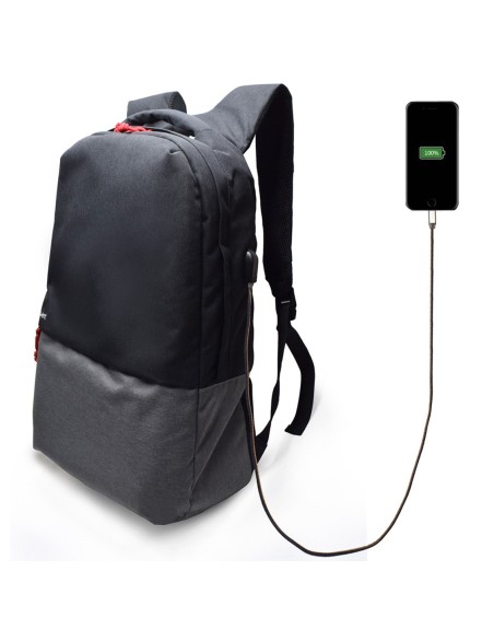 Mochila ewent urban notebook backpack 17.3 pulgadas con puerto de carga usb