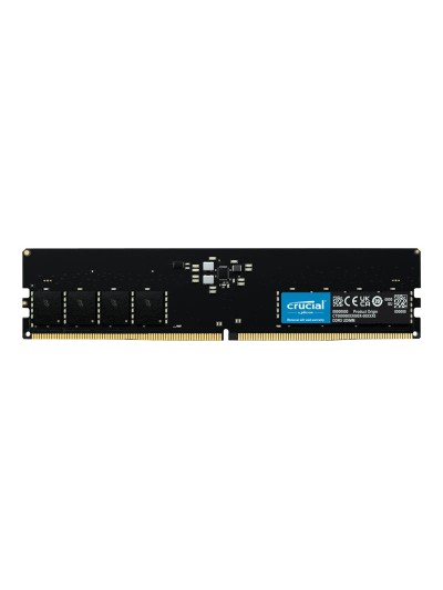 Memoria ram ddr5 16gb crucial - dimm - 5600 mhz - pc5 44800 - cl46 - 1.1v