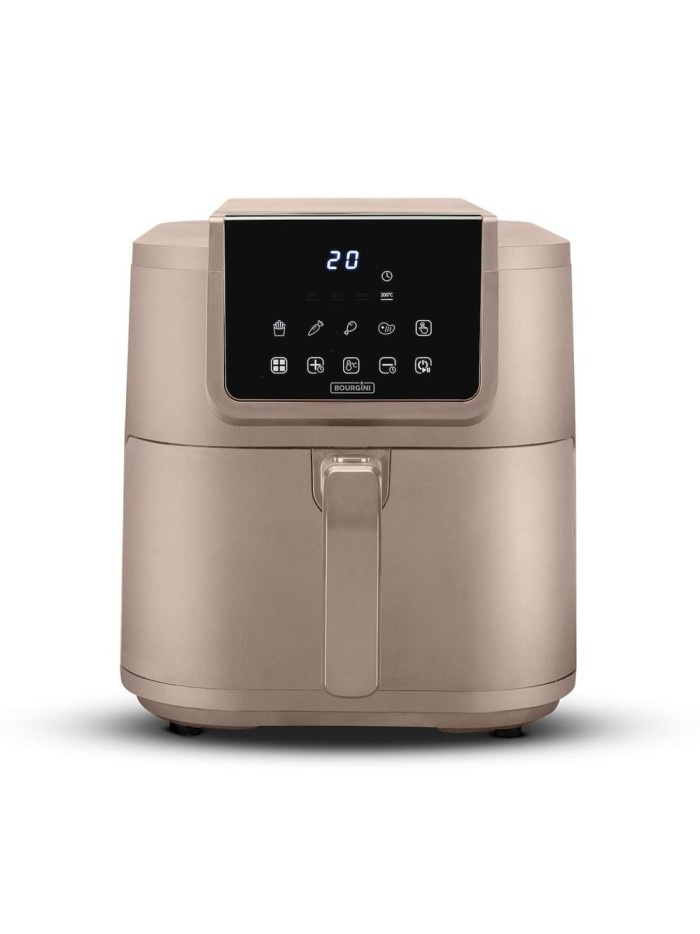 Freidora de aire bourgini airfryer slim ceramica 8l 1700w color beige Freidora de aire bourgini airfryer slim ceramica 8l 1700w color beige
