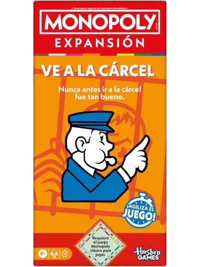Expansión hasbro monopoly ve a la cárcel