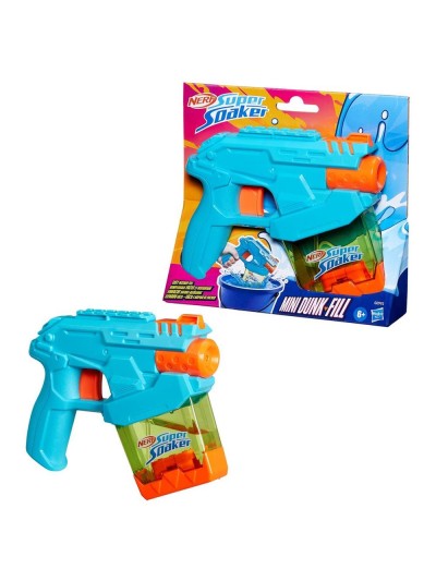 Pistola hasbro nerf super soaker mini dunk fill