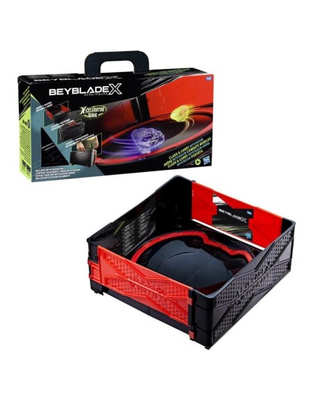 Estadio arena de combate beyblade x clash and carry