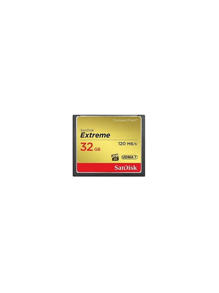 Tarjeta memoria sandisk compact flash 32gb extreme 120mb - s Tarjeta memoria sandisk compact flash 32gb extreme 120mb - s