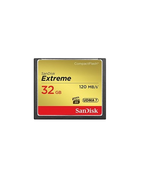 Tarjeta memoria sandisk compact flash 32gb extreme 120mb - s