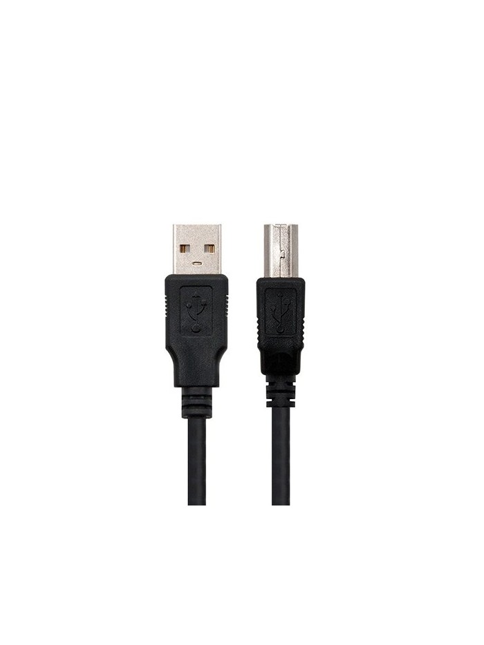 Cableimpresora nanocable usb tipo a 2.0 a usb tipo b 2.0 1.8m negro macho - macho Cableimpresora nanocable usb tipo a 2.0 a usb tipo b 2.0 1.8m negro macho - macho