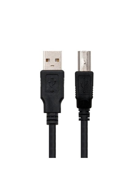 Cableimpresora nanocable usb tipo a 2.0 a usb tipo b 2.0 1.8m negro macho - macho