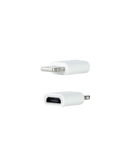 Adaptador lightning a micro usb nanocable - macho - hembra - blanco