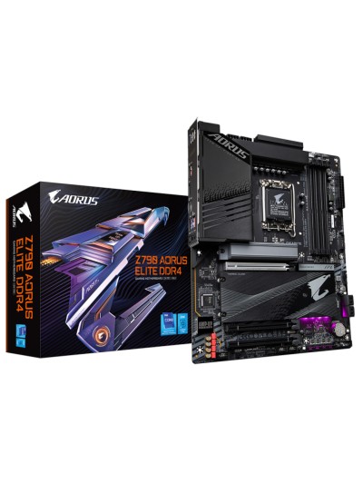 Placa base gigabyte z790 aorus elite 1700 atx - 4x ddr4 - 4x sata3 - 5x usb 3.2 - 1x usb tipo c - 4x usb 2.0