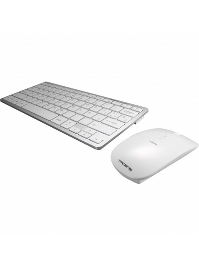 Kit teclado + raton inalambrico tacens levis usb blanco 6leviscombov2