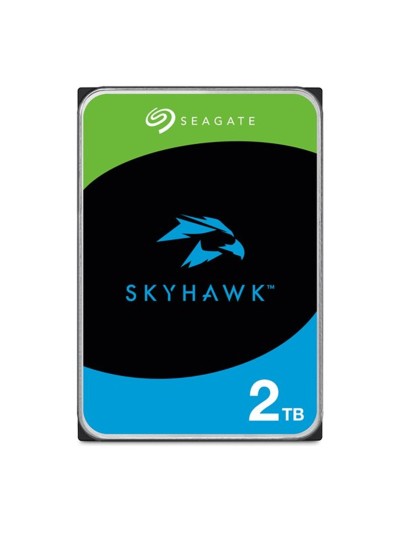 Disco duro interno hdd seagate skyhawk st2000vx017 2tb 3.5 pulgadas - 256mb - sata 6gb - s