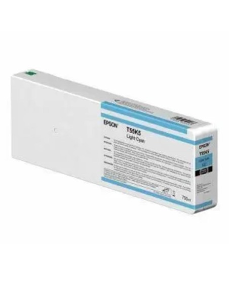 Cartucho tinta epson t55k500 ultrachrome hdx - hd light cyan 700ml