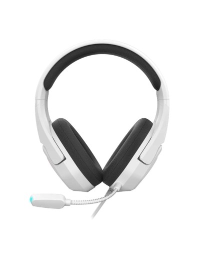 Auriculares gaming krom kopa usb blanco