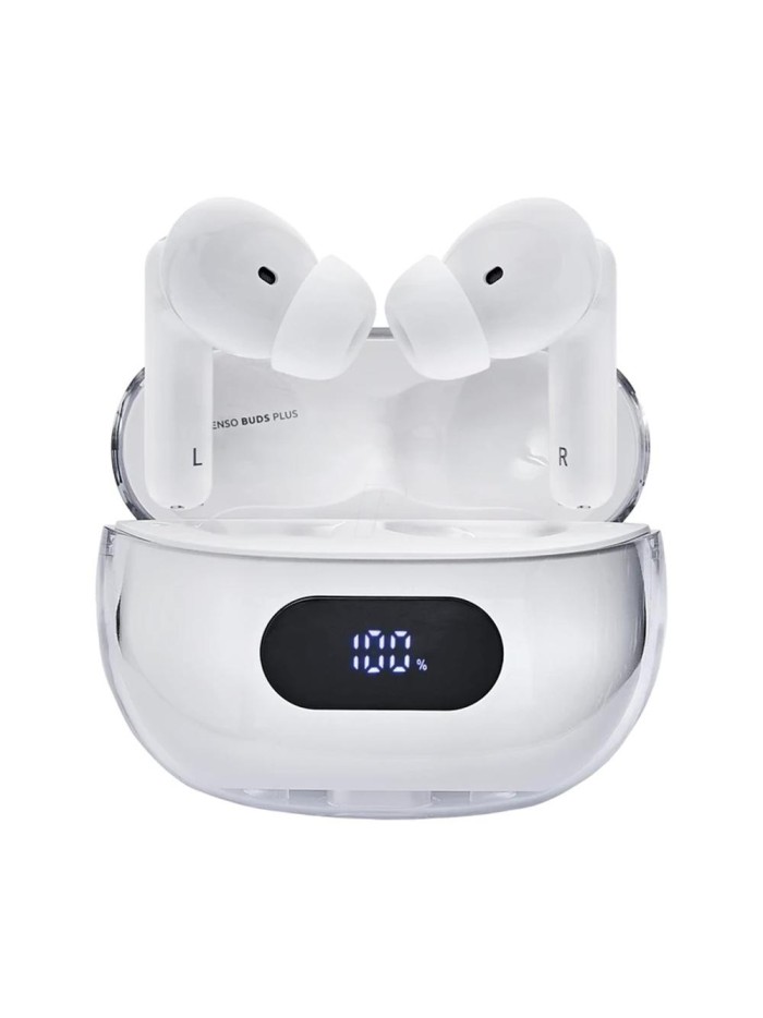Auriculares bluetooth intenso buds plus tws anc+enc blanco Auriculares bluetooth intenso buds plus tws anc+enc blanco