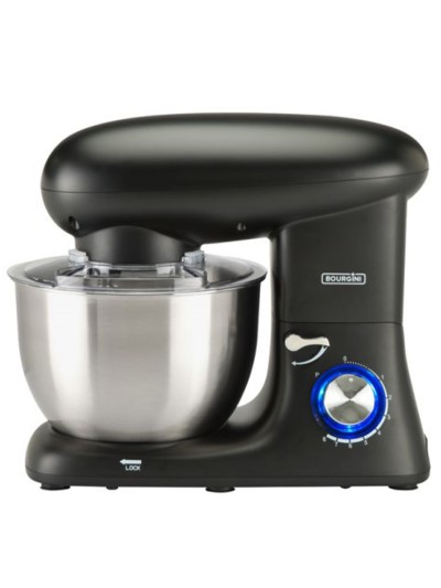 Amasadora bourgini kitchen chef plus 5.52l negra