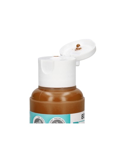 Pintura acrilica liderpapel bote de 80 ml marron