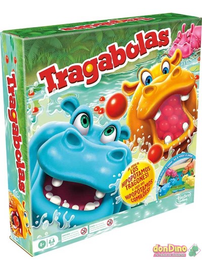 Juego de mesa hasbro tragabolas los tipopótamos tragones