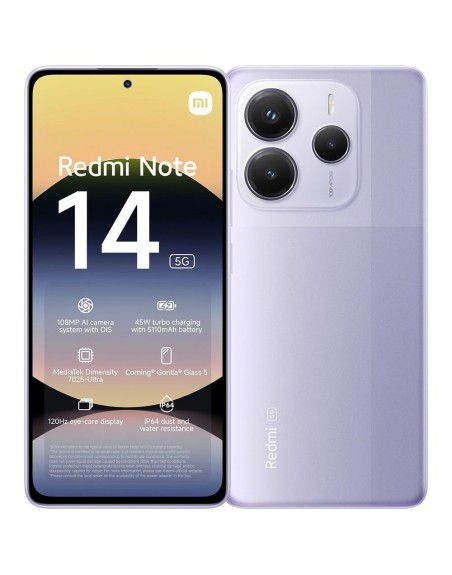 Movil xiaomi redmi note 14 5g 8 - 256gb lila
