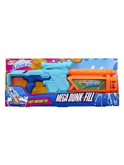 Pistola hasbro nerf super soaker mega dunk fill