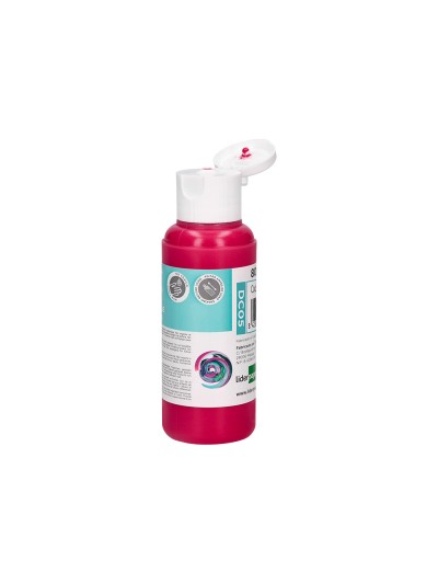 Pintura acrilica liderpapel bote de 80 ml magenta