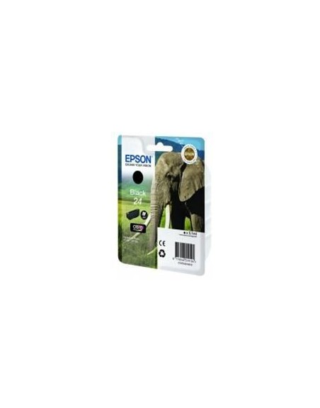 Cartucho tinta epson t242140 negro para epson xp - 750 c13t24214010 - elefante