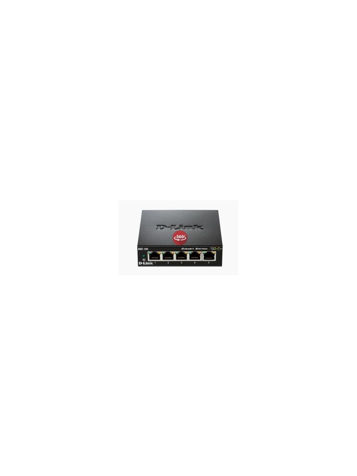 Switch d - link 5 ptos 10 - 100 - 1000 gigabyte metal Switch d - link 5 ptos 10 - 100 - 1000 gigabyte metal