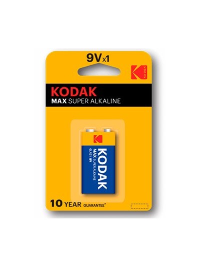 Blister pilas kodak alcalina max 6lr61 9v