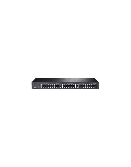 Switch 48 puertos 10 - 100 - 1000 rack 19 pulgadas 1u tp - link