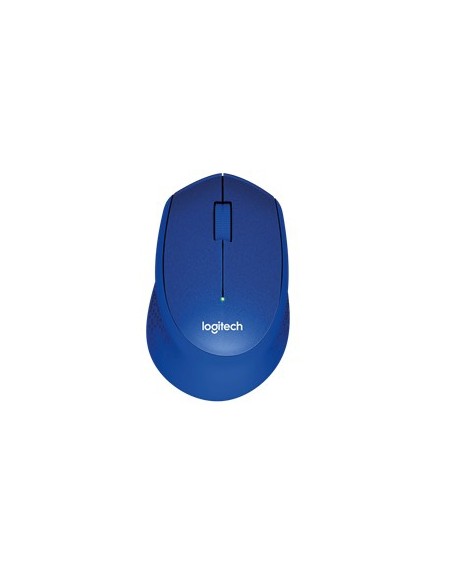 Mouse raton logitech m330 optico wireless inalambrico silent plus azul