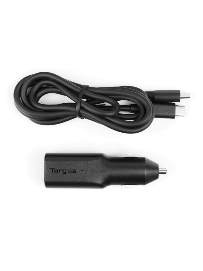Cargador universal coche targus para portatil 45w tipo c negro Cargador universal coche targus para portatil 45w tipo c negro