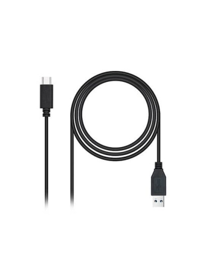 Cable usb(a) 3.1 a usb(c) 3.1 nanocable 1.5m negro - macho a macho