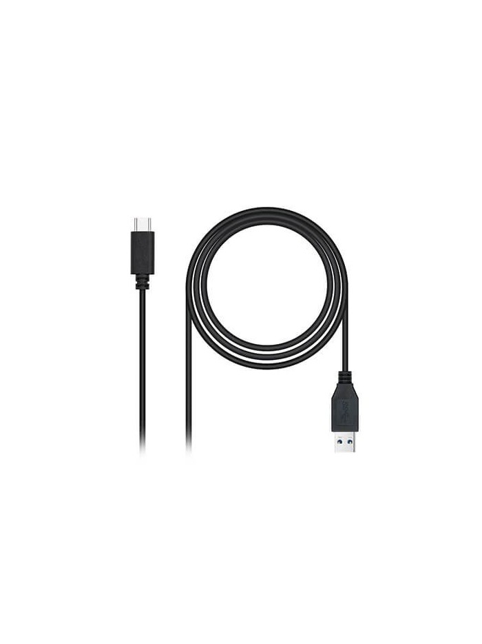 Cable usb(a) 3.1 a usb(c) 3.1 nanocable 1.5m negro - macho a macho Cable usb(a) 3.1 a usb(c) 3.1 nanocable 1.5m negro - macho a macho