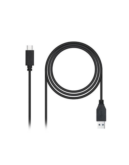 Cable usb(a) 3.1 a usb(c) 3.1 nanocable 1.5m negro - macho a macho