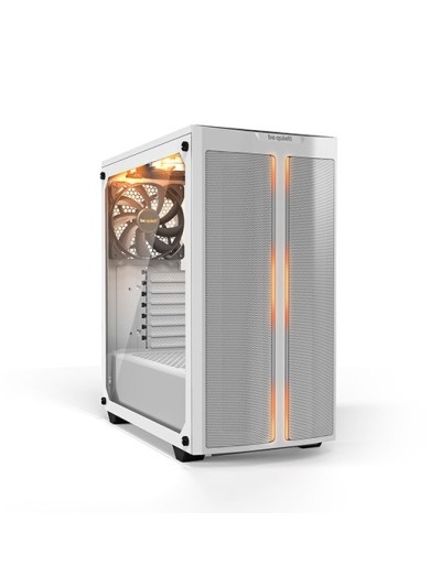 Caja ordenador gaming atx be quiet! pure base 500dx white tira led argb frontal - cristal templado - 3x ventilador 140