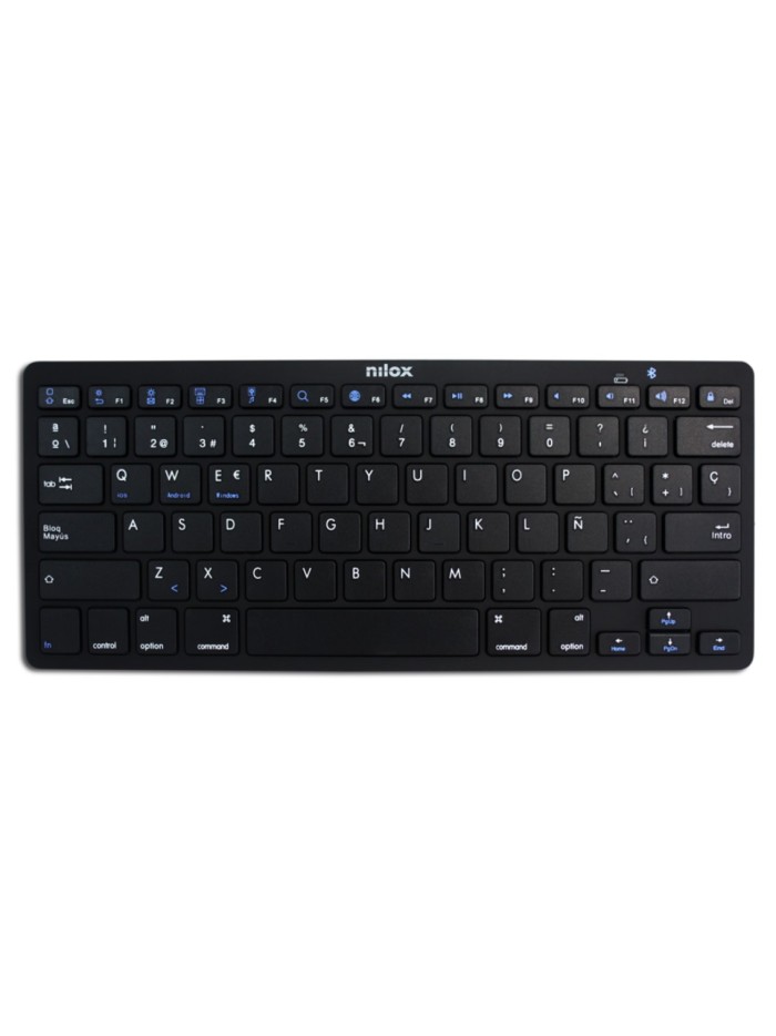 Teclado nilox nxkb01b bluetooh negro Teclado nilox nxkb01b bluetooh negro