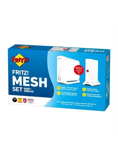 Kit wifi mesh fritz! set 4060 + 3000 ax int