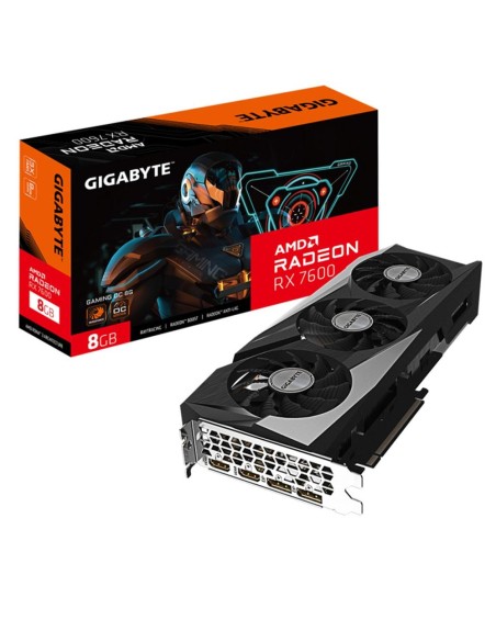 Tarjeta grafica gigabyte radeon rx 7600 gaming oc 8gb gddr6