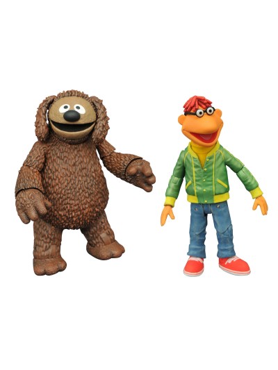 Set de 2 figuras diamond select toys the muppets los teleñecos scooter and rowlf