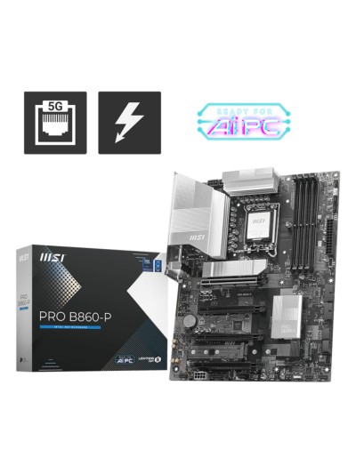 Placa base msi pro b860 - p atx ddr5 lga 1851