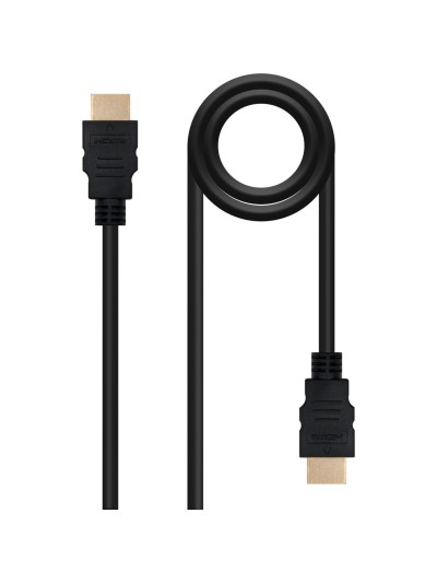 Cable nanocable hdmi macho - macho negro 1.8m
