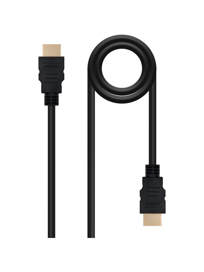 Cable nanocable hdmi macho - macho negro 1.8m Cable nanocable hdmi macho - macho negro 1.8m