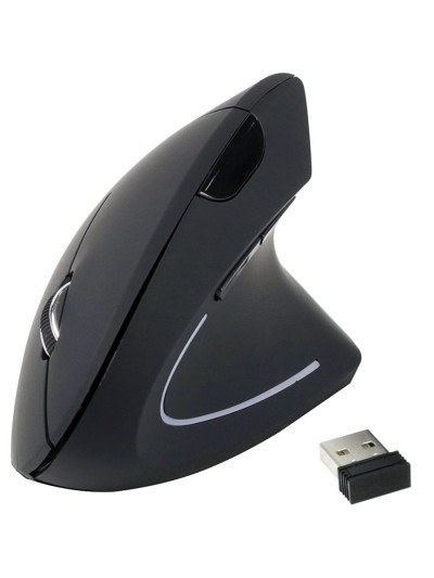 Mouse raton ergonomico equip optico - wireless inalambrico - 1600dpi