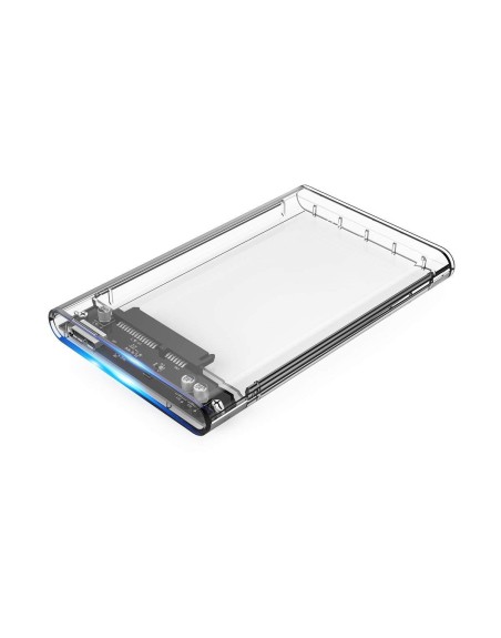 Carcasa disco duro - hdd - ssd coolbox coo - sct - 2533 2.5 pulgadas sata usb 3.0 transparente